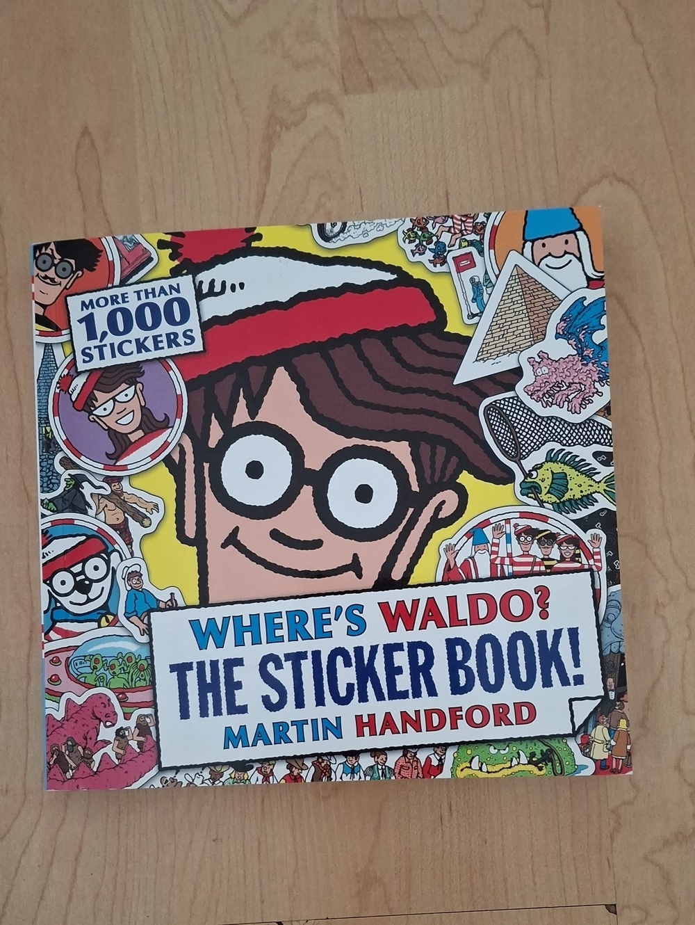Where's Waldo? The Sticker Book! Over 1000 Stickers Unused By Martin Handford
